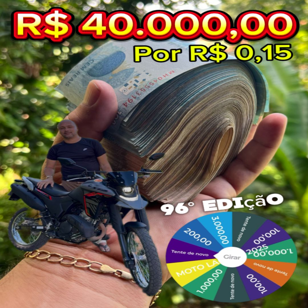 R$ 40k no bolso